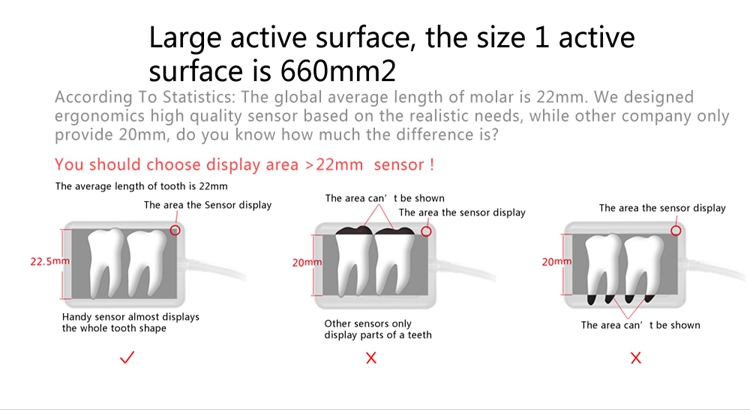 XR45 Intraoral Sensor HDR-500